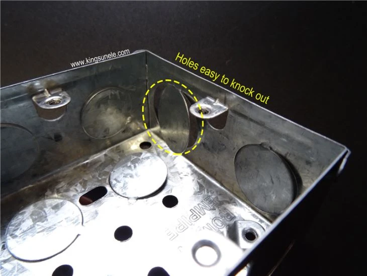 2 Gang Box With Screw Terminal