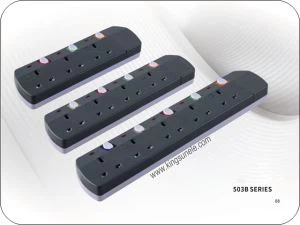 Extension Socket 5 Way BS Standard Home Use