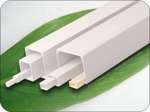 PVC Trunking Fire Proof Plastic Trunking för elektriska kablar