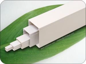 PVC-trunking Lättviktig plasttrunking för elektriska kablar