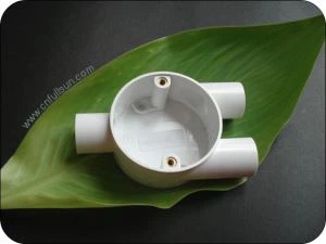 PVC ledningsbox 3-vägs flamsäker